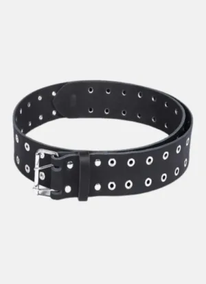 Premium Quality Black Leather Kilt Belt