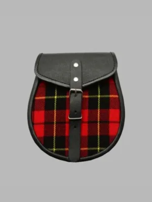 Leather Tartan Sporran