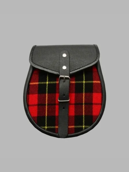 Leather Tartan Sporran